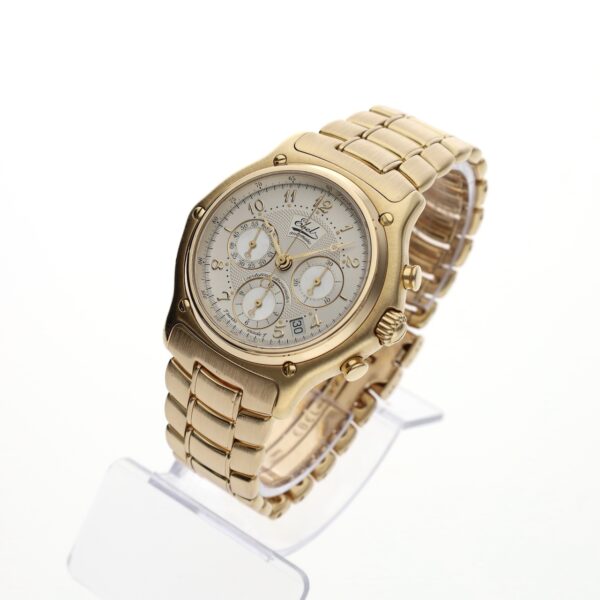 Ebel 1911 Le Modulor Chronograph E8137240; 18k. Gouden heren horloge