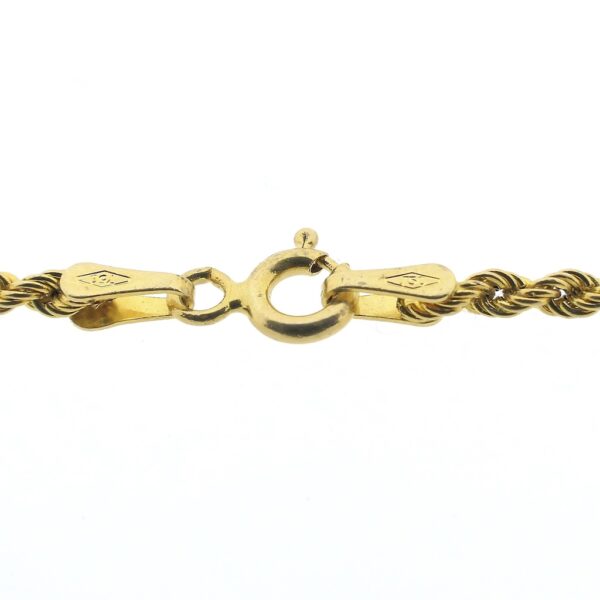 18 Krt. Gouden gedraaide schakel ketting | 50,5 cm