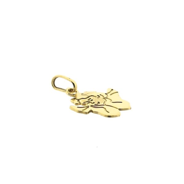 Gouden hanger van een engel