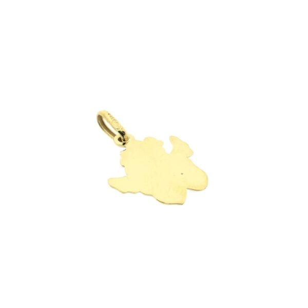 Gouden hanger van een engel