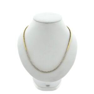 Exclusief 18 karaat gouden collier met diamanten