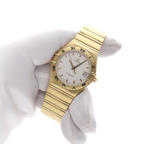 Omega Constellation Date 1112.30.00; 18k. Gouden heren horloge