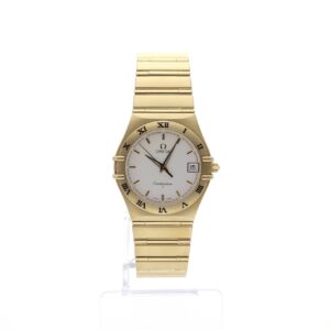 Omega Constellation Date 1112.30.00; 18k. Gouden heren horloge