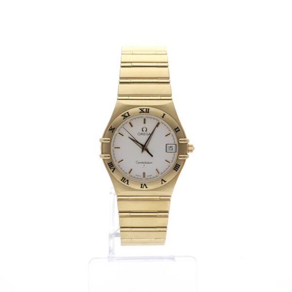 Omega Constellation Date 1112.30.00; 18k. Gouden heren horloge