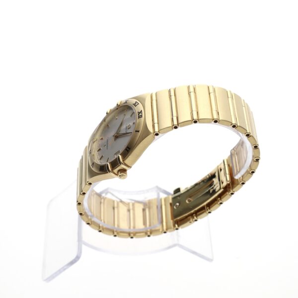 Omega Constellation Date 1112.30.00; 18k. Gouden heren horloge