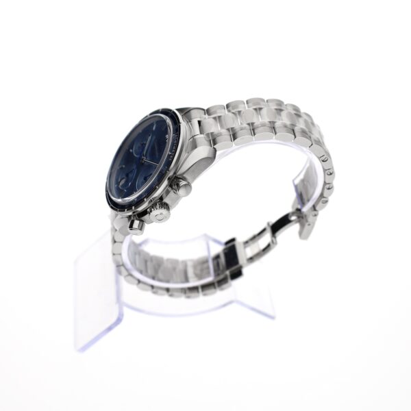 Omega Speedmaster 38 'Blue' 324.30.38.50.03.001; Chronograaf horloge (Full-set 03-2025)