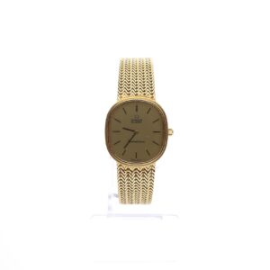 Omega Constellation Quartz 391.8654; Vintage 18k. Gouden horloge